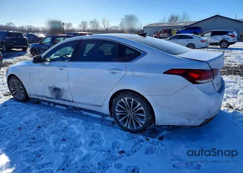 2017 Genesis G80 Base z USA, uszkodzony, nr VIN KMHGN4JEXHU206007